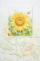Sunflower Field Folded - W/Env