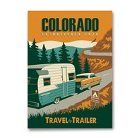 CO Travel by Trailer Magnet