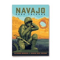 Navajo Code Talkers Veterans Memorial Magnet