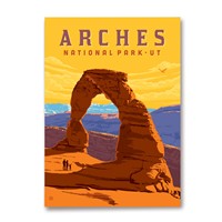 Arches NP Delicate Arch Sunset Magnet