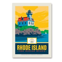 RI State Pride Vert Sticker