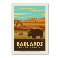 Badlands, SD Vert Sticker