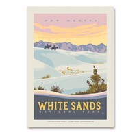 White Sand Dunes Vert Sticker