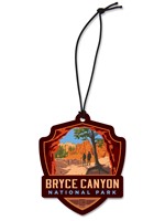 Bryce Canyon Peekaboo Trail Emblem Wooden Ornament