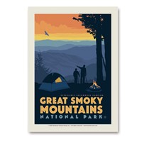 GSM004SK - GSMNP Back Country Camping Vert Sticker