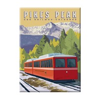 Pikes Peak CO Cog Railway Magnet