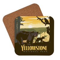 Yellowstone Mama Bear & Cubs Coaster