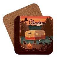 AK Camping Nature Lovers Coaster