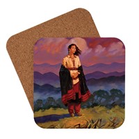 GSM NP Cherokee Woman Coaster