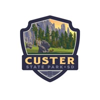 Custer State Park SD Emblem Sticker