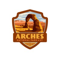 Arches Cloud Emblem Magnet