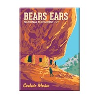Bears Ears National Monument House on Fire Magnet