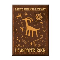 Native American Petroglyphs Newspaper Rock UT Magnet