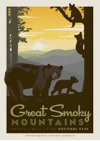 Great Smoky Mama Bear & Cubs (Single)