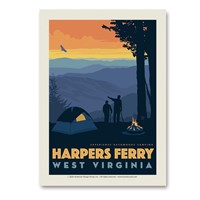 Harpers Ferry WV" Vert Sticker