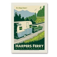 Harpers Ferry WV" Vert Sticker
