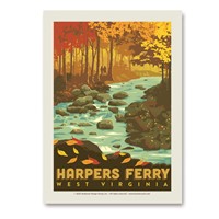 Harpers Ferry WV Vert Sticker