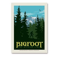 Searching for Bigfoot Vert Sticker
