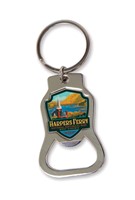 Harpers Ferry WV Emblem Bottle Opener Key Ring