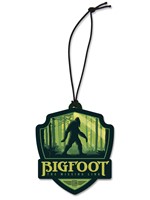 Bigfoot Emblem Wooden Ornament