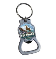Colorado Emblem Bottle Opener Key Ring