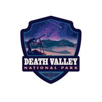 Death Valley NP Zabriskie Point Emblem Sticker
