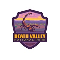 Death Valley NP Scorpion Emblem Sticker