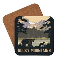 Rocky Mountains Bear Coaster
