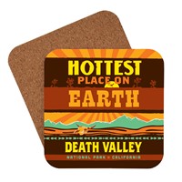 Death Valley National Park Hottest Place on Earth Brown Coaster