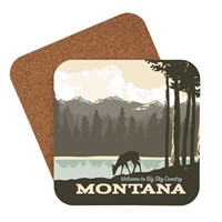 Montana Welcome to Big Sky Country Coaster