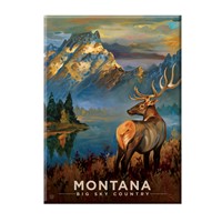 Montana Big Sky Country Elk Magnet