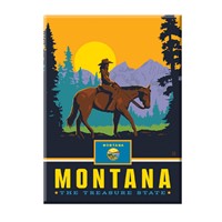 Montana State Pride Magnet