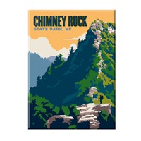 Chimney Rock State Park North Carolina Mountain Top Magnet