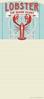 Lobster Maine Event List Pad