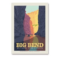 Big Bend NP Rio Grande Vert Sticker