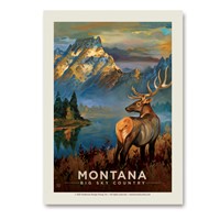 Montana Big Sky Country Vert Sticker