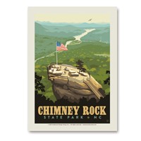 Chimney Rock State Park North Carolina Vert Sticker