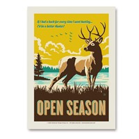 Open Season Vertical Sticker