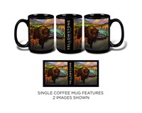 Yellowstone NP Bison Crossing Mug