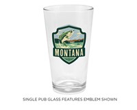Montana Gone Fishing Emblem Pub