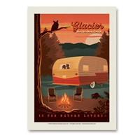 Glacier NP is for Nature Lovers Vertical Sticker