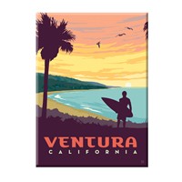 Ventura CA Beach Magnet
