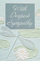 Damselfly Sympathy (SY) Folded - W/Env