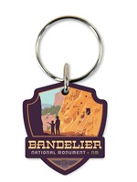 Bandelier Emblem Wooden Key Ring