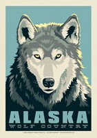 Alaska Wolf Country Postcard (Single)