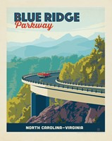 Blue Ridge Parkway Linn Cove Viaduct 8"x10" Print