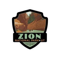 Zion NP The Narrows Emblem Sticker