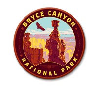 Bryce Canyon NP Thor's Hammer Circle Magnet
