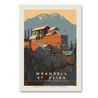 Wrangell-St. Elias NP Ghost Town Vertical Sticker