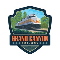 Grand Canyon Railway Diesel Engine Emblem Sticker